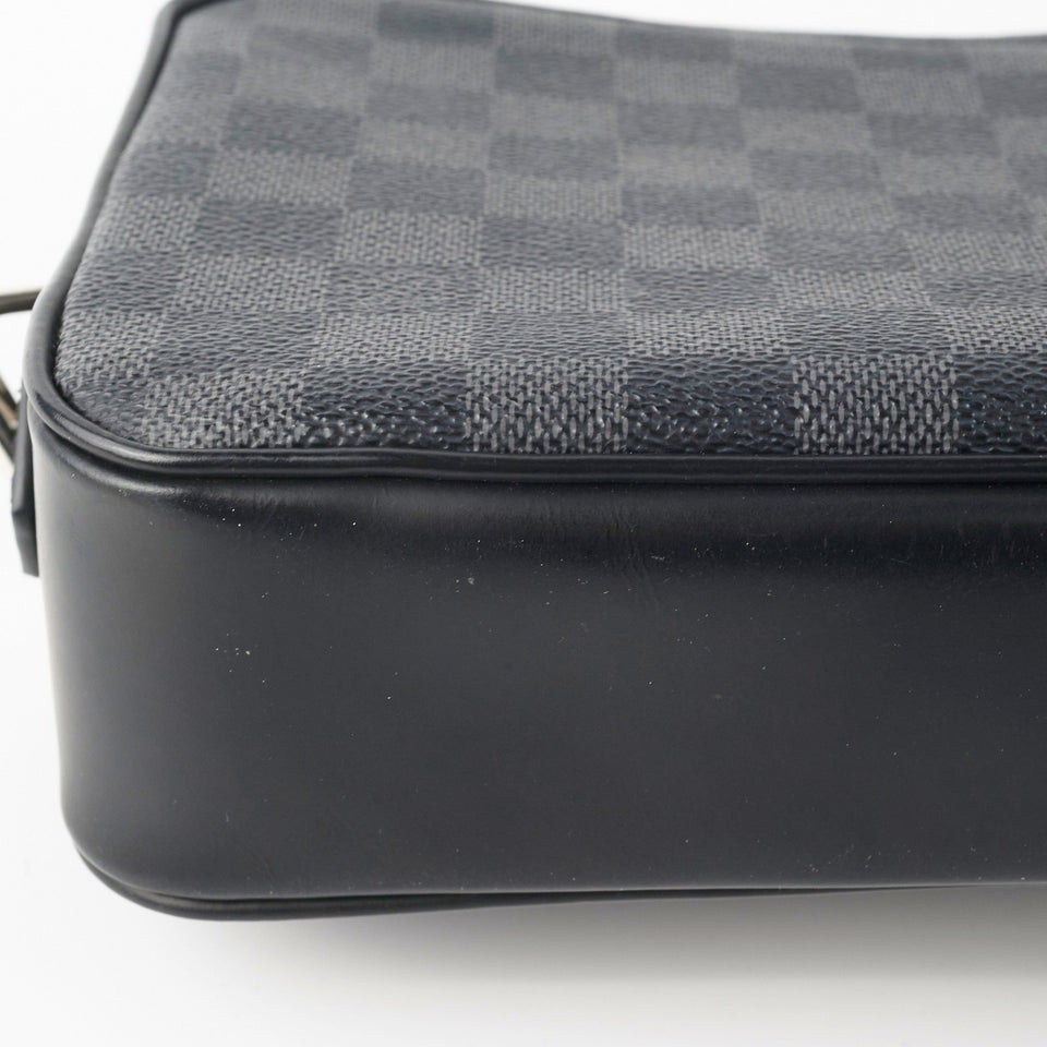 Louis Vuitton Kasai Graphite Clutch