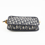 Christian Dior Oblique Navy Pouch