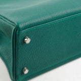 Hermes Kelly 32 Togo Malachite Au Pas- A Stamp