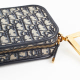Christian Dior Oblique Navy Pouch