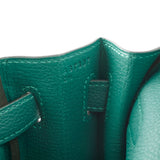 Hermes Kelly 32 Togo Malachite Au Pas- A Stamp