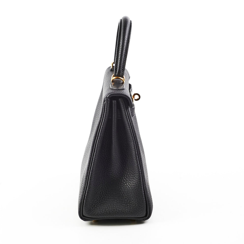 Hermes Kelly 25 Togo Noir- Z Stamp