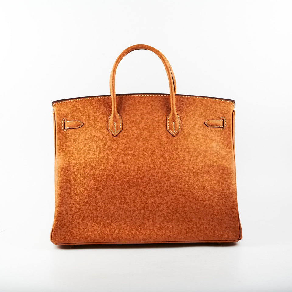Hermes Birkin 40 Vache Natural Chevre - K Square 2007