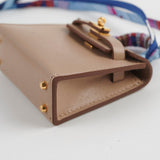 Hermes Kelly Twilly Bag Charm Argile/Bleu