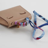 Hermes Kelly Twilly Bag Charm Argile/Bleu