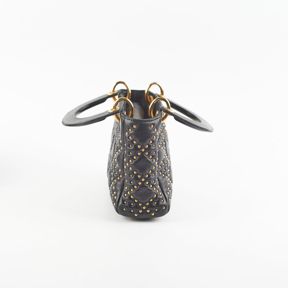 Lady Dior Studded Black Mini