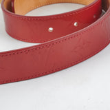 Louis Vuitton Red Vernis Monogram Belt 90cm