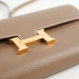 Hermes Constance To Go Epsom Etoupe Z Stamp