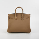 Hermes Birkin 25 Beige Marfa W Stamp 2024