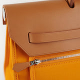 Hermes Herbag 39 Jaune D'Or R Square Stamp