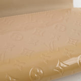 Louis Vuitton Monogram Vernis Ana Clutch Beige