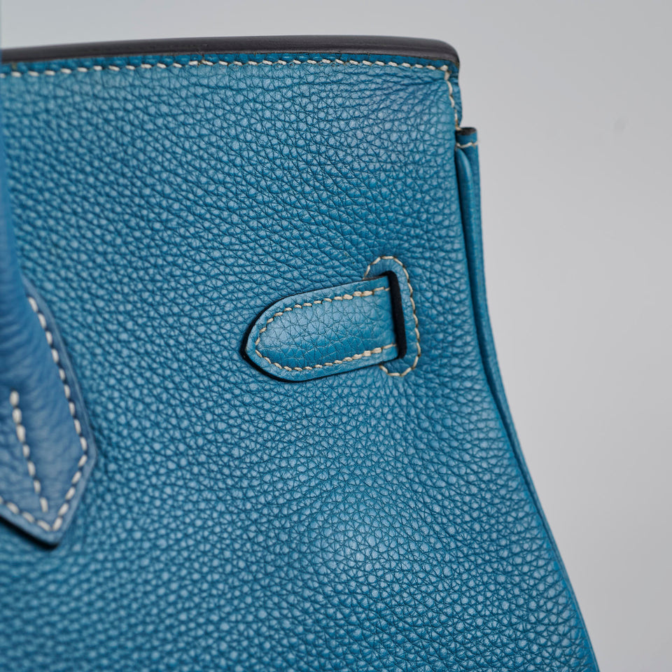 Hermes Birkin 35 Bleu Jeans - H Square