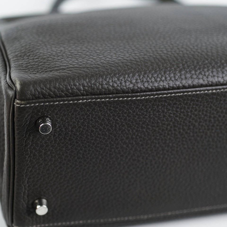 Hermes Kelly 32 Graphite Stamp T