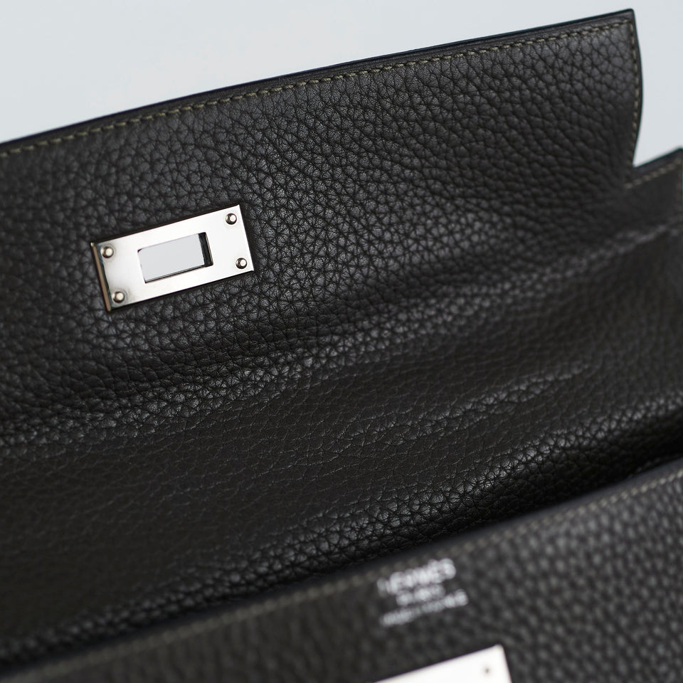 Hermes Kelly 32 Graphite Stamp T