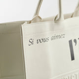 Christian Dior Large Book Tote White