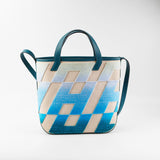 Hermes Biais 27 Blue Shoulder Bag