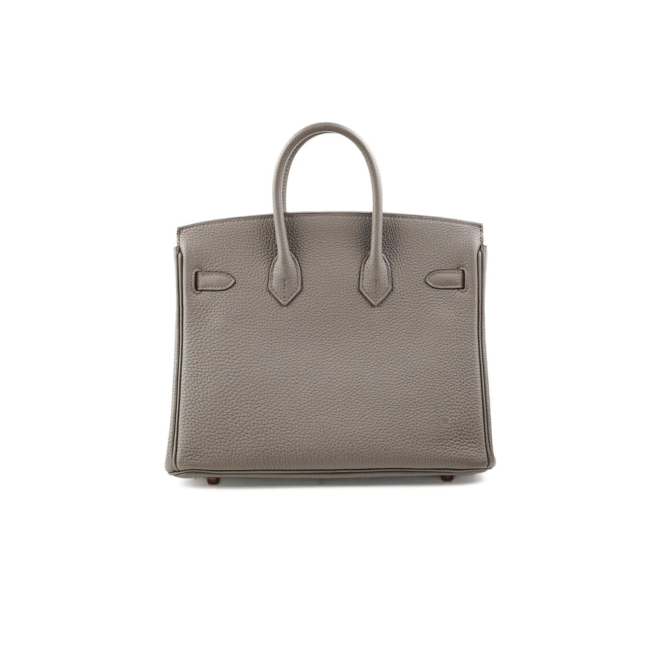 Hermes Birkin 25 Togo Etain - Z Stamp