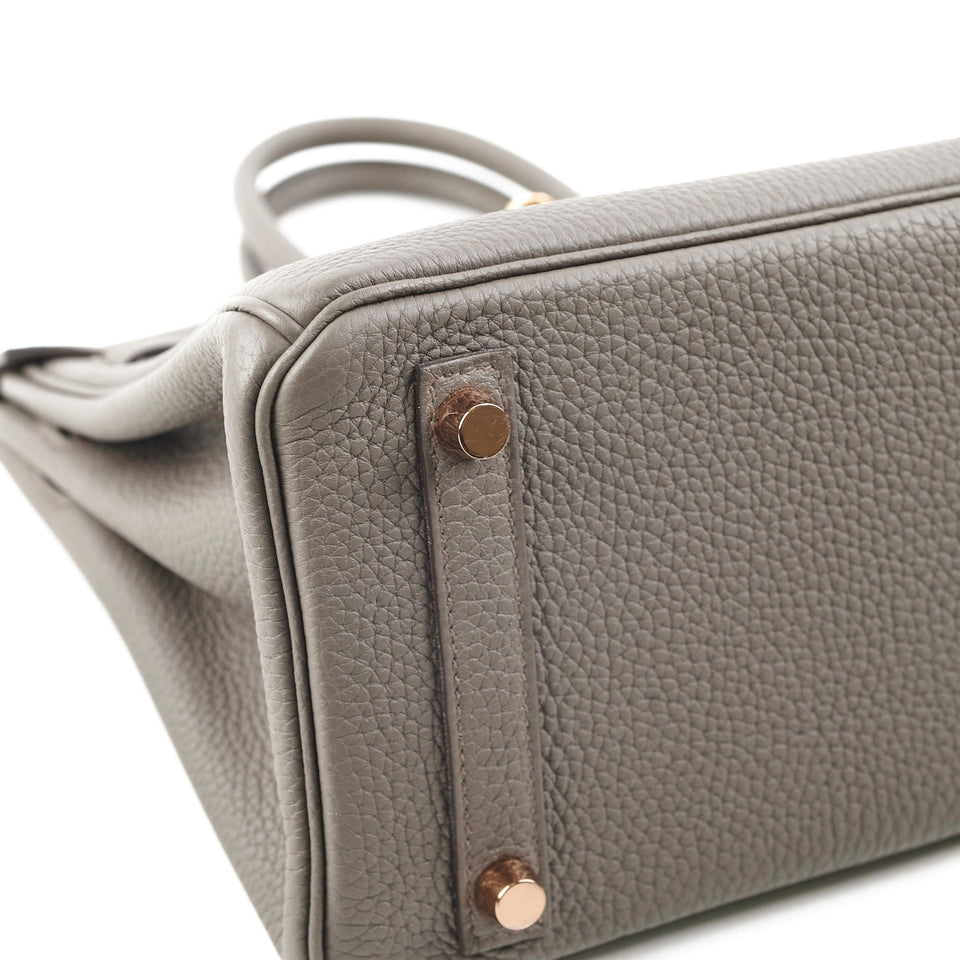 Hermes Birkin 25 Togo Etain - Z Stamp