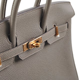 Hermes Birkin 25 Togo Etain - Z Stamp