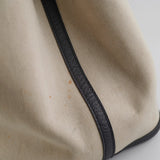 Hermes Garden Party 36 Cream Canvas Tote