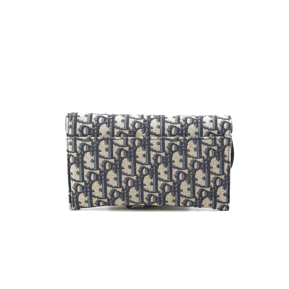 Christian Dior Oblique Wallet On Chain WOC