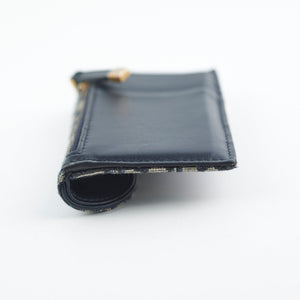 Christian Dior Trotter Saddle Oblique Zipper  Holder