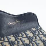 Christian Dior Trotter Saddle Oblique Zipper  Holder