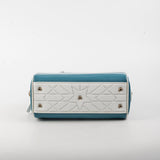 Christian Dior Small Vibe Zip Bowling Bag Aqua