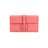 Hermes Jige Mini Swift Rose Clutch Duo - D Stamp