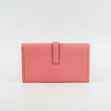 Hermes Jige Mini Swift Rose Clutch Duo - D Stamp