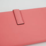 Hermes Jige Mini Swift Rose Clutch Duo - D Stamp