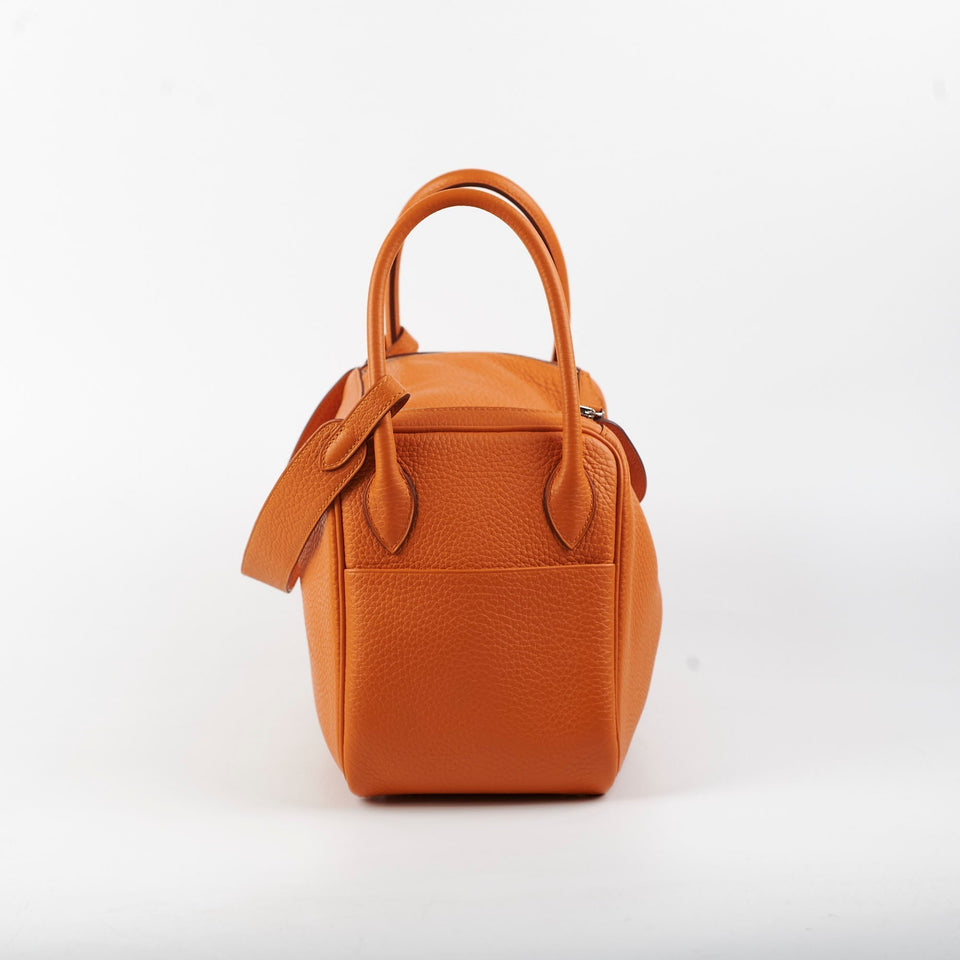 Hermes Lindy 26 Clemence Orange - C Stamp