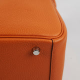 Hermes Lindy 26 Clemence Orange - C Stamp