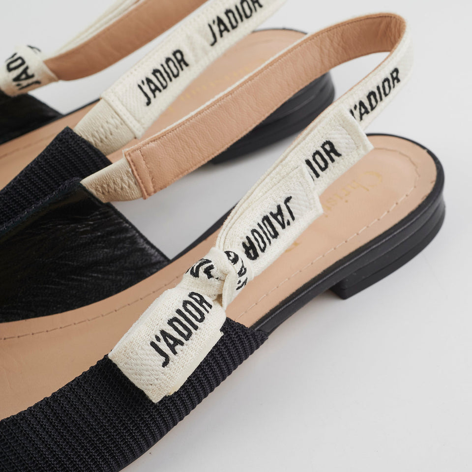 Christian Dior J'ADior Slingback Flats size 40