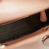 Christian Dior Mini Patent Lady Dior Peach Bag