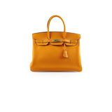 Hermes Birkin 35 Epsom Jaune D'or - Square P Stamp