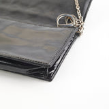 Dior Patent Clutch Black
