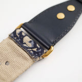 Christian Dior Oblique Navy Guitar Strap
