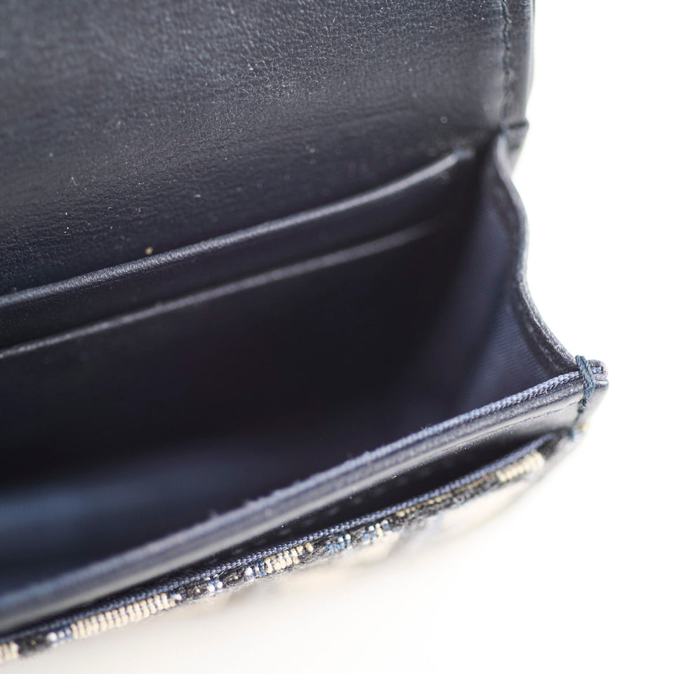 Christian Dior Saddle Oblique holder