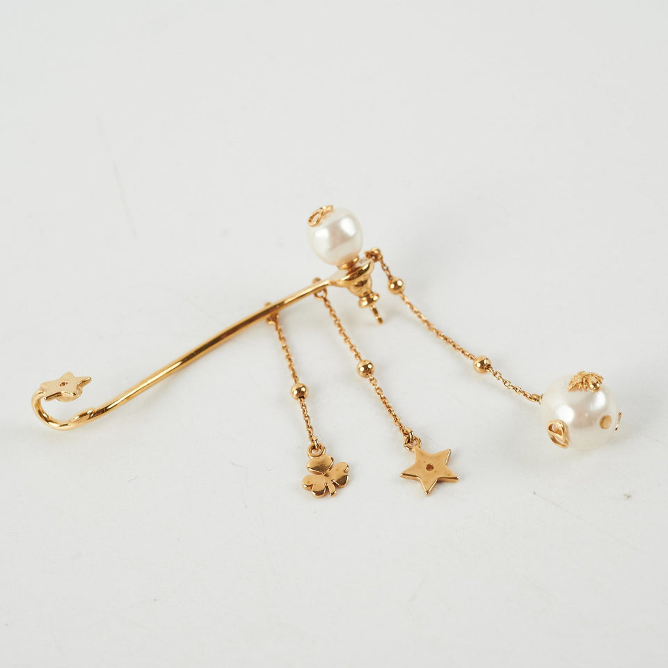 Dior Pearl Gold Earcuffs