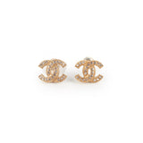 Chanel CC Crystal Earrings