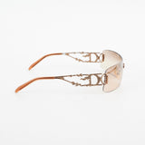 Christian Dior Bronze Square Sunglasses