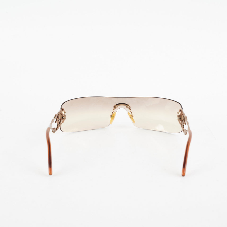 Christian Dior Bronze Square Sunglasses