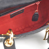 Christian Dior Lady Dior Mini Black Vintage 1997
