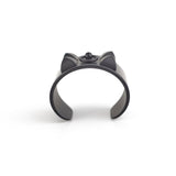 Hermes Collier De Chien Aluminium Bracelet Noir