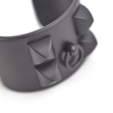Hermes Collier De Chien Aluminium Bracelet Noir