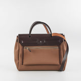 Hermes Herbag 31 Etoupe Canvas Tote