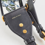 Christian Dior Embroidered Butterfly Adjustable Strap