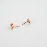 Hermes Echappee Small Earrings Rose Gold