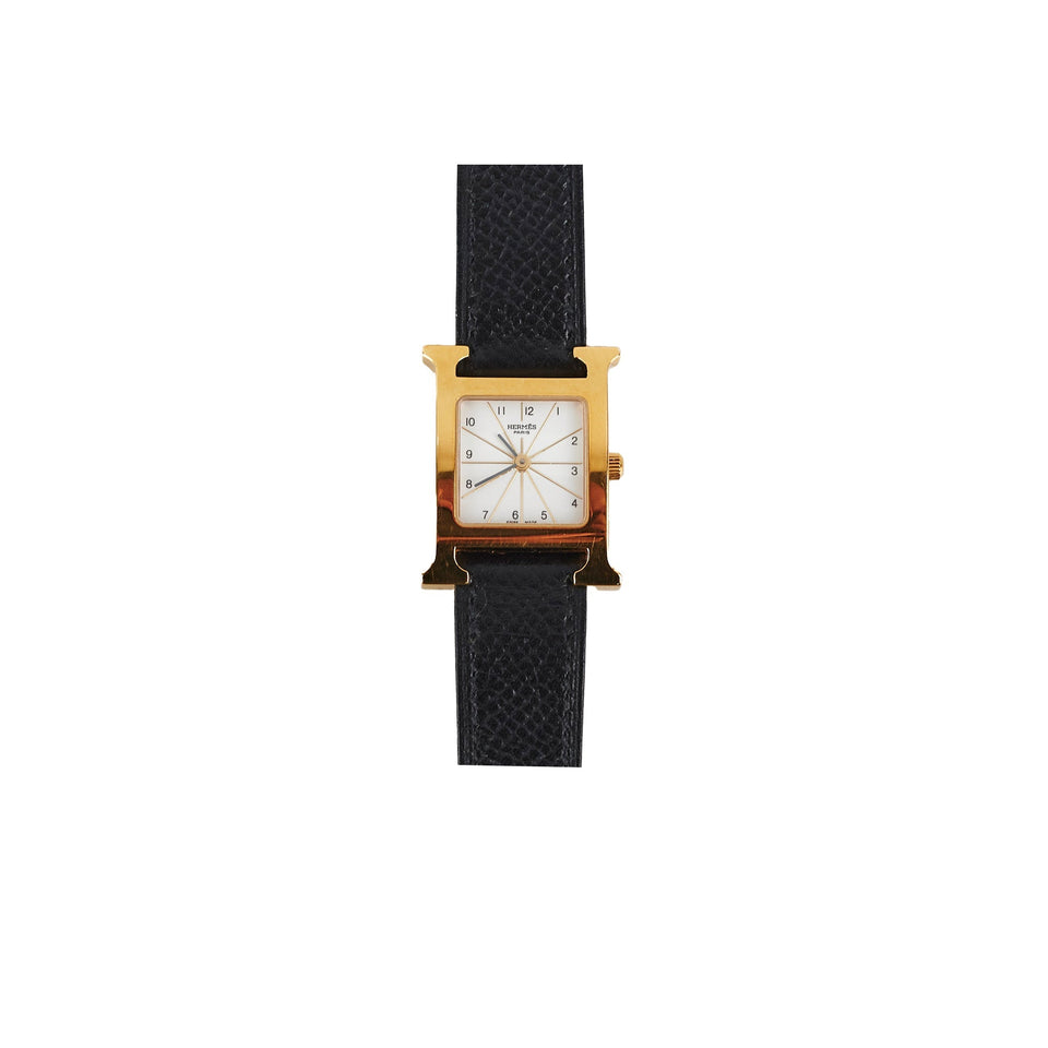 Hermes H Watch 30mm Navy Blue